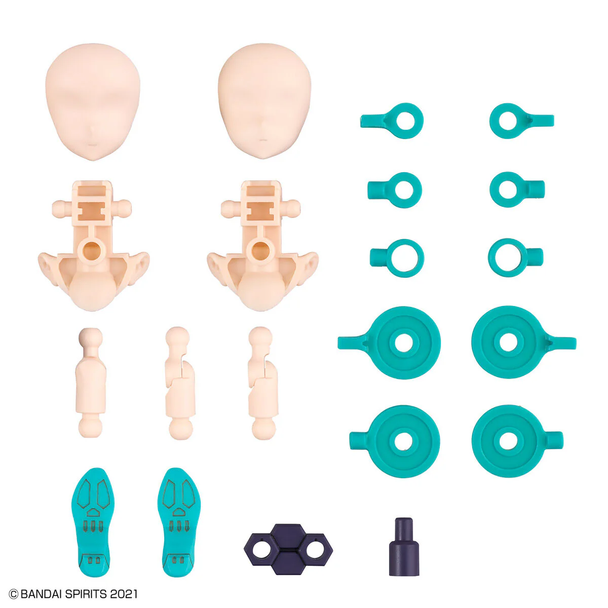 Bandai 30 Minutes Sisters 30MS Option Parts Set 7 (Evil Costume) [Color A] Model Kit - Image 2