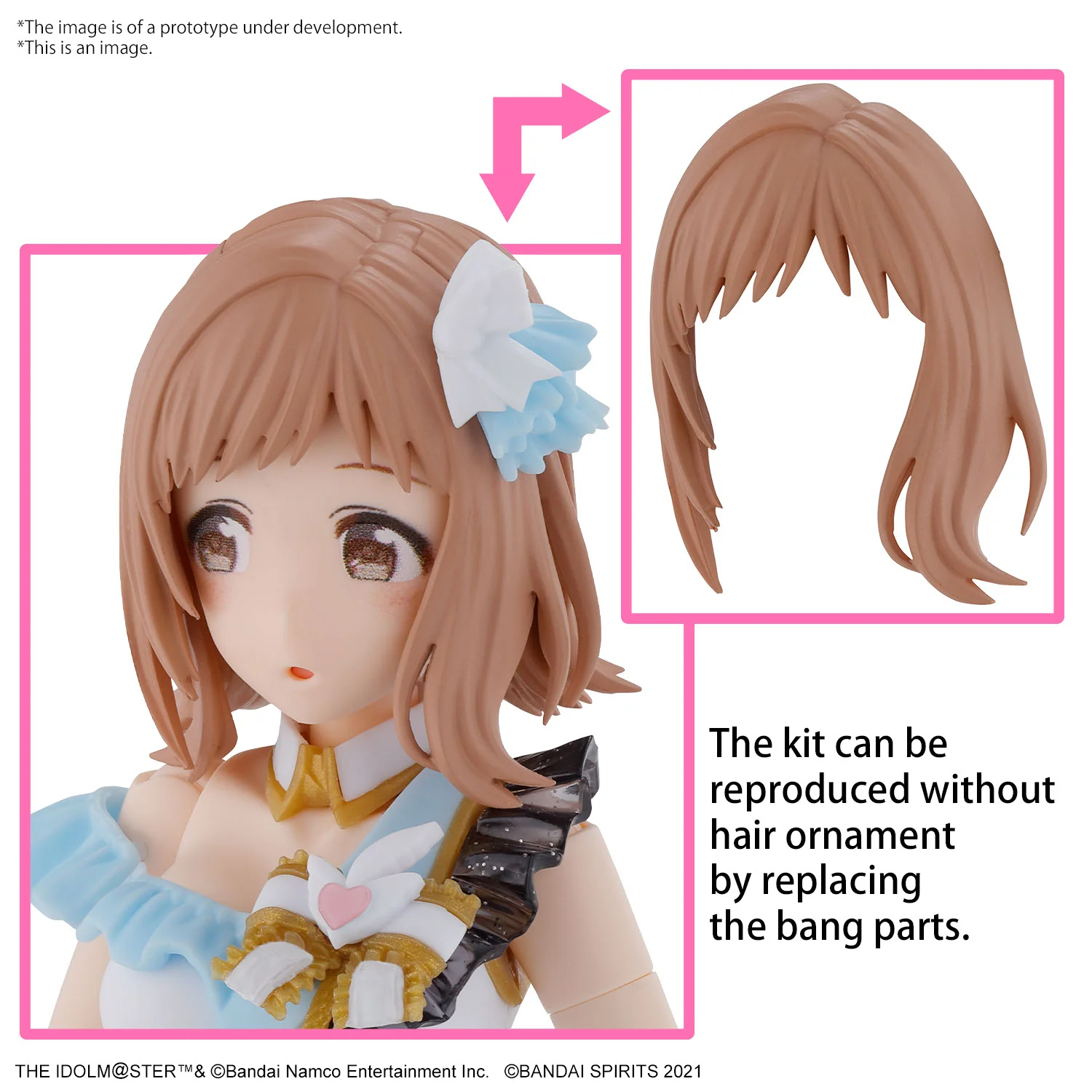 Bandai 30 Minutes Sisters THE iDOLMASTER Shiny Color Mano Sakuragi Model Kit - Image 16
