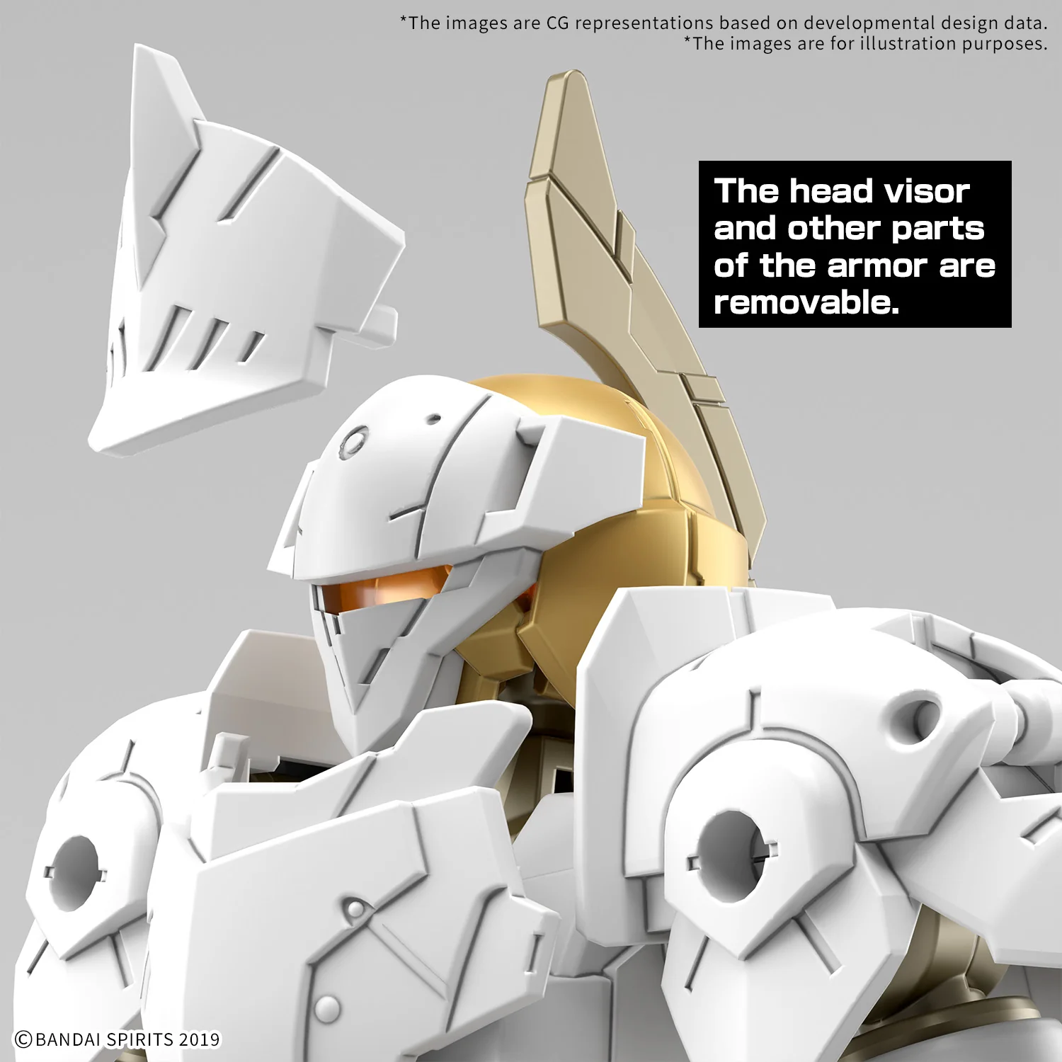 Bandai 30 Minutes Missions 30MM 1/144 EXM-A9rk Spinatio (Royal Knight Type) Model Kit - Image 11