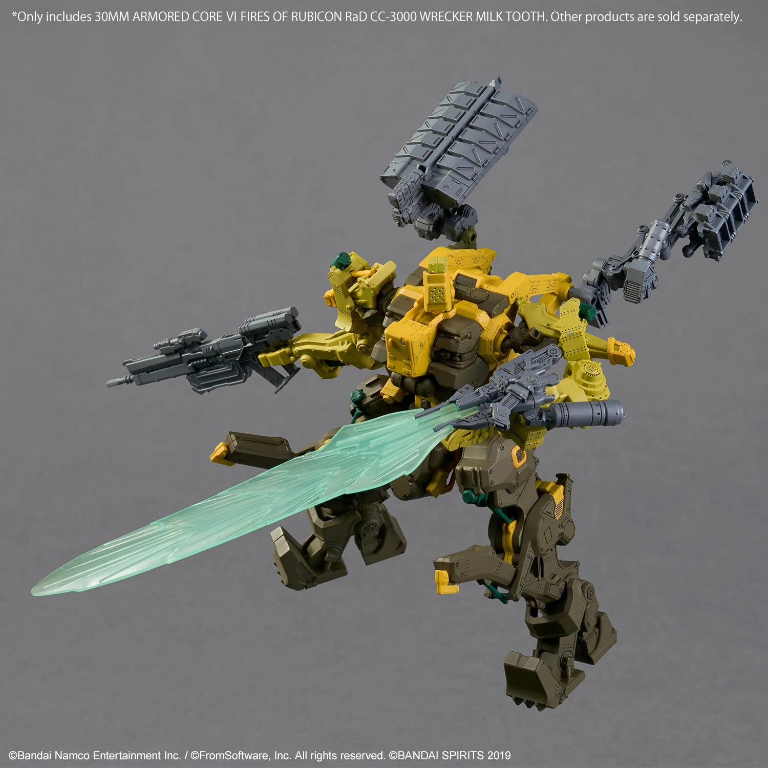 Bandai 30 Minutes Missions 30MM ARMORED CORE Ⅵ FIRES OF RUBICON RaD CC-3000 WRECKER Milk Tooth Model Kit - Image 6