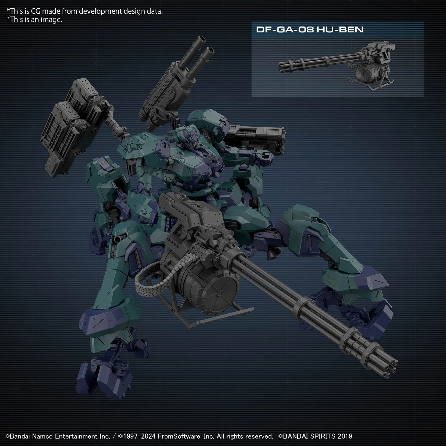 Bandai 30 Minutes Missions 30MM Armored Core VI Fires of Rubicon Balam Industries BD-011 Melander Michigan's Liger Tail Model Kit - Image 13