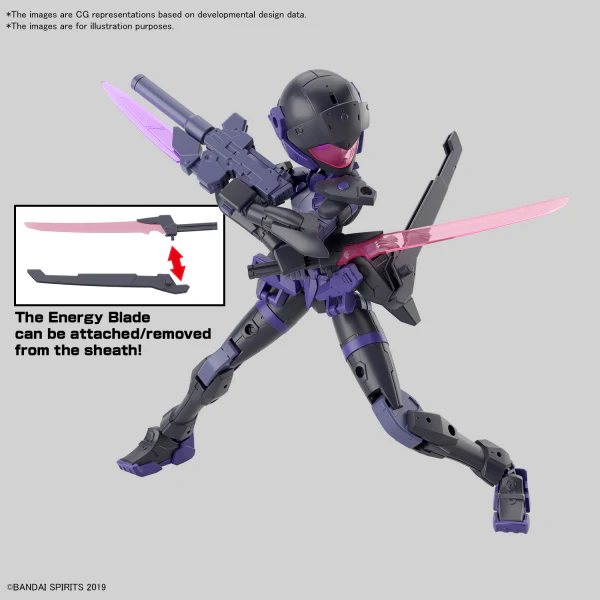 Bandai 30 Minutes Missions 30MM #66 EXM-H15E Acerby (Type-E) Model Kit - Image 13