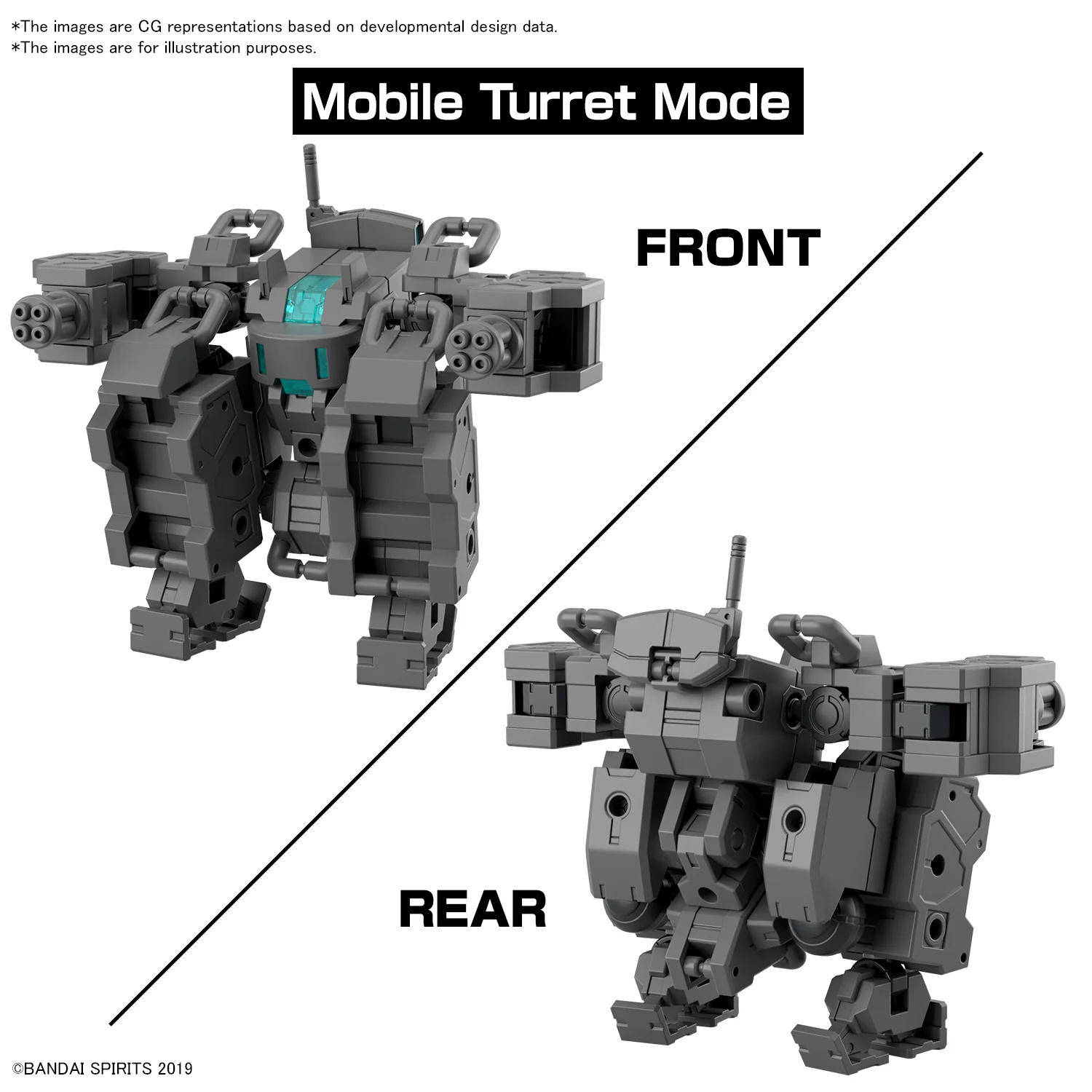 Bandai 30 Minutes Missions 30MM Extended Armament Vehicle (Smart Transformable Machine Ver.) Model Kit - Image 11