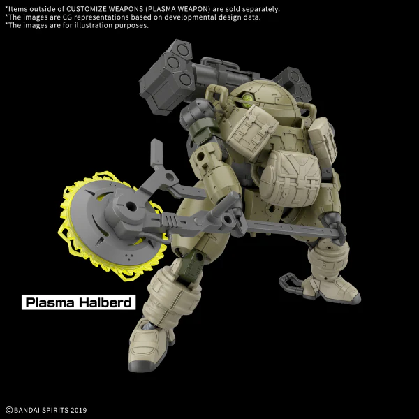 Bandai 30 Minutes Missions 30MM W-34 Customize Weapons (Plasma Weapon) Model Kit - Image 7