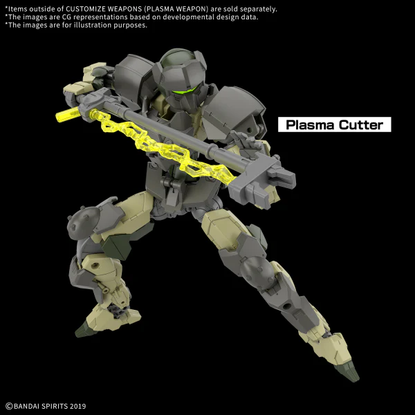 Bandai 30 Minutes Missions 30MM W-34 Customize Weapons (Plasma Weapon) Model Kit - Image 8