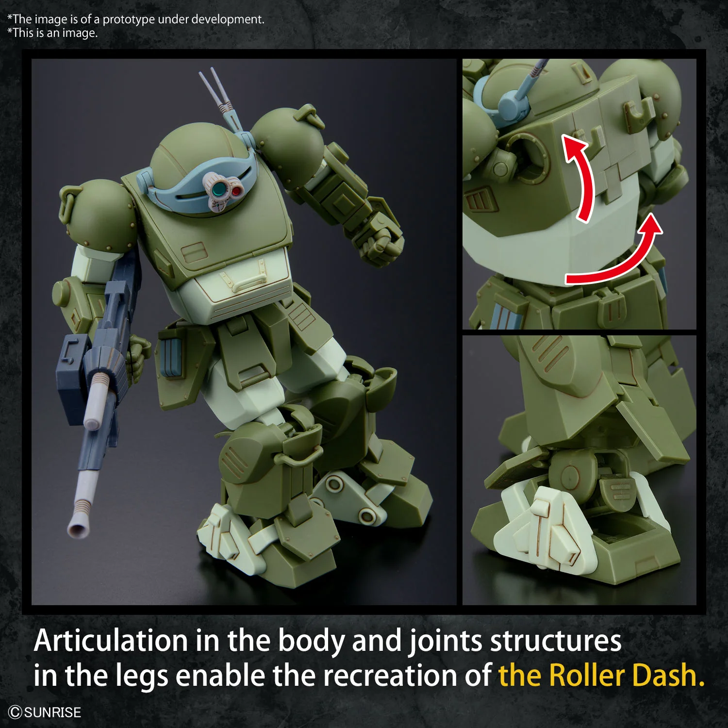 Bandai Armored Trooper Votoms HG Scopedog Model Kit - Image 13