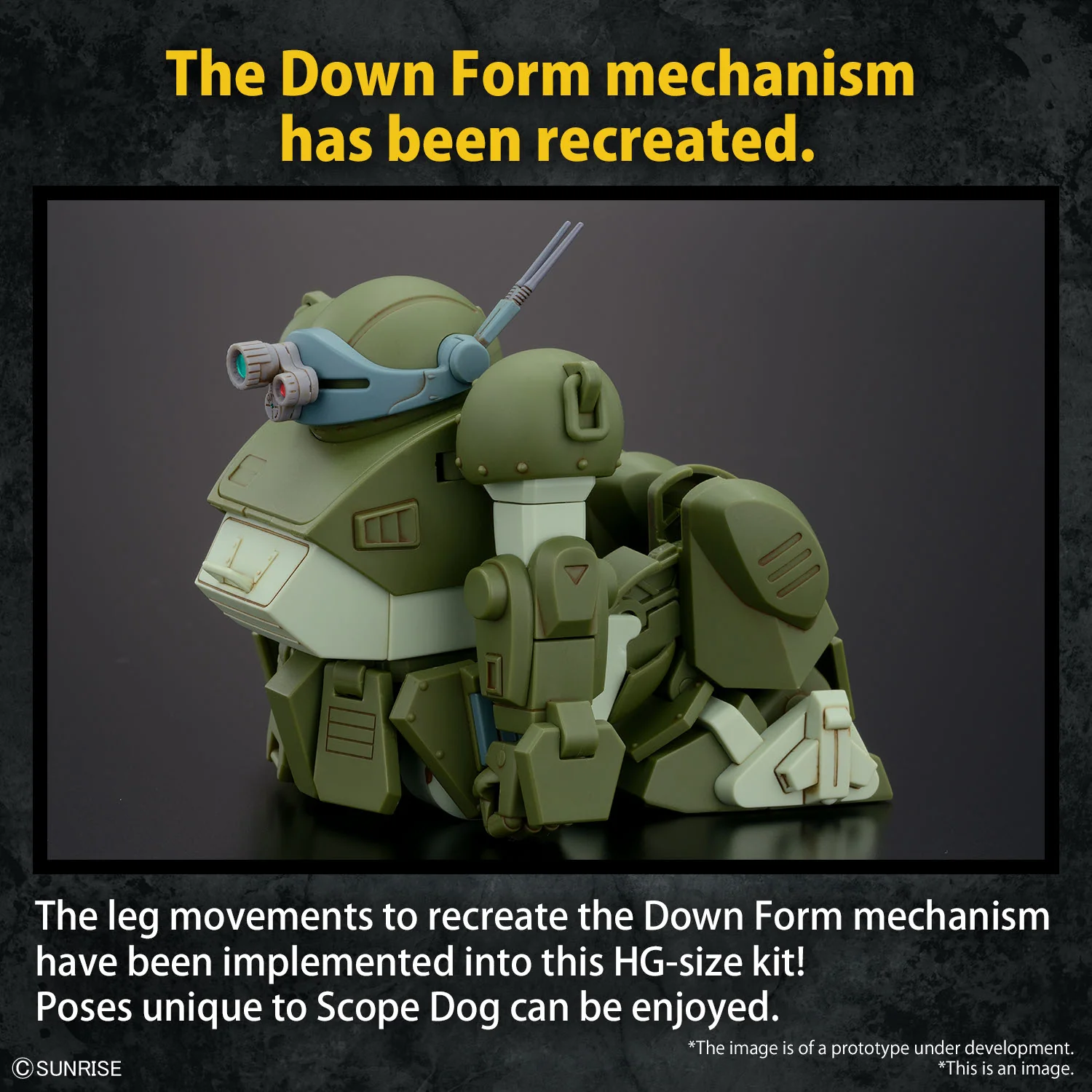 Bandai Armored Trooper Votoms HG Scopedog Model Kit - Image 15