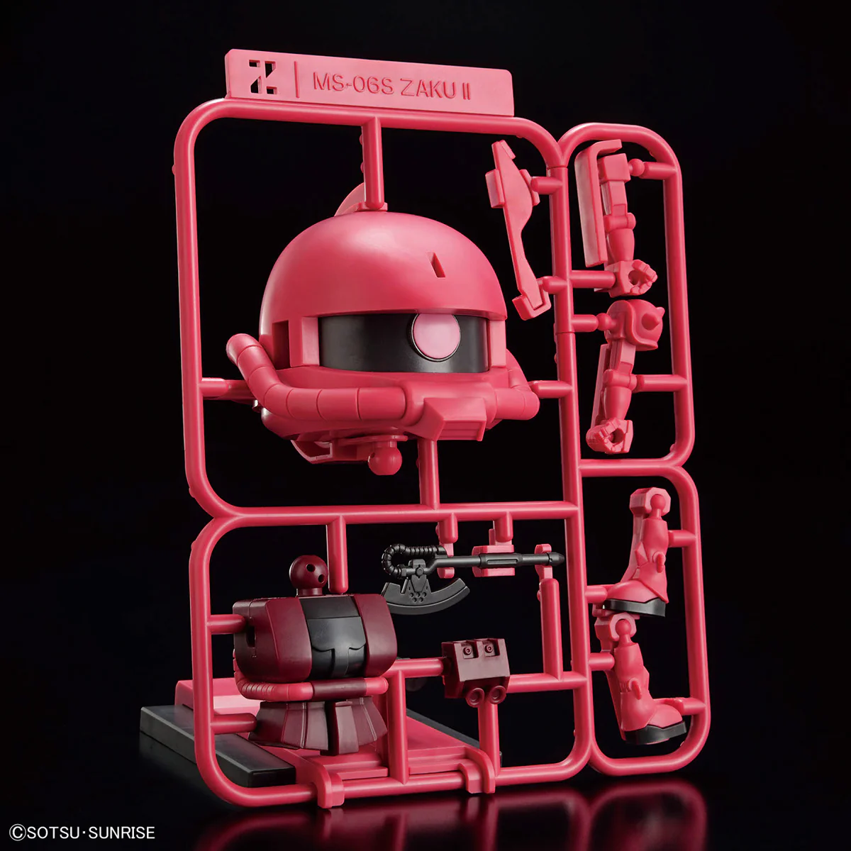 Bandai CharZaku-Kun DX Set (With Runner Ver. Recreation Parts) Model Kit - Image 4