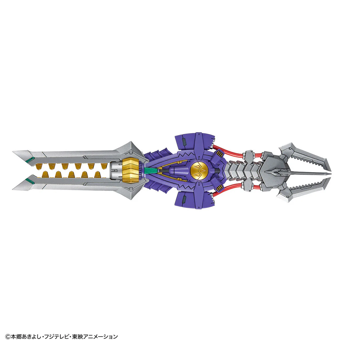 Bandai Digimon Adventure Figure-rise Standard Amplified Metalgreymon (Vaccine) Model Kit - Image 8