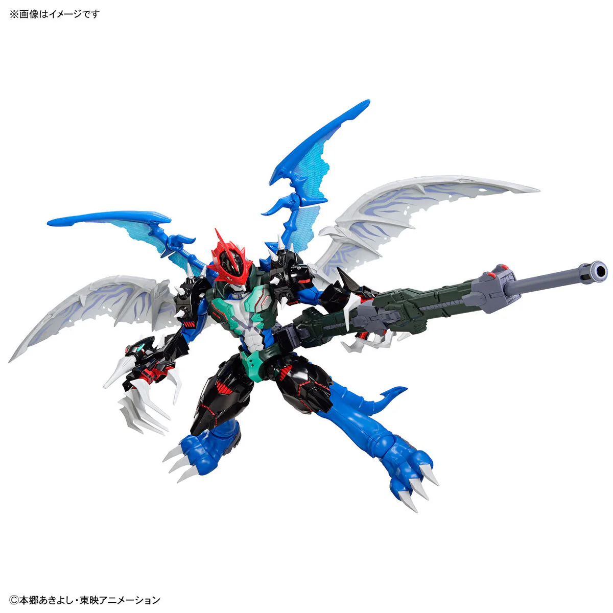 Bandai Digimon Adventure Figure-rise Standard Amplified Paildramon Model Kit - Image 7