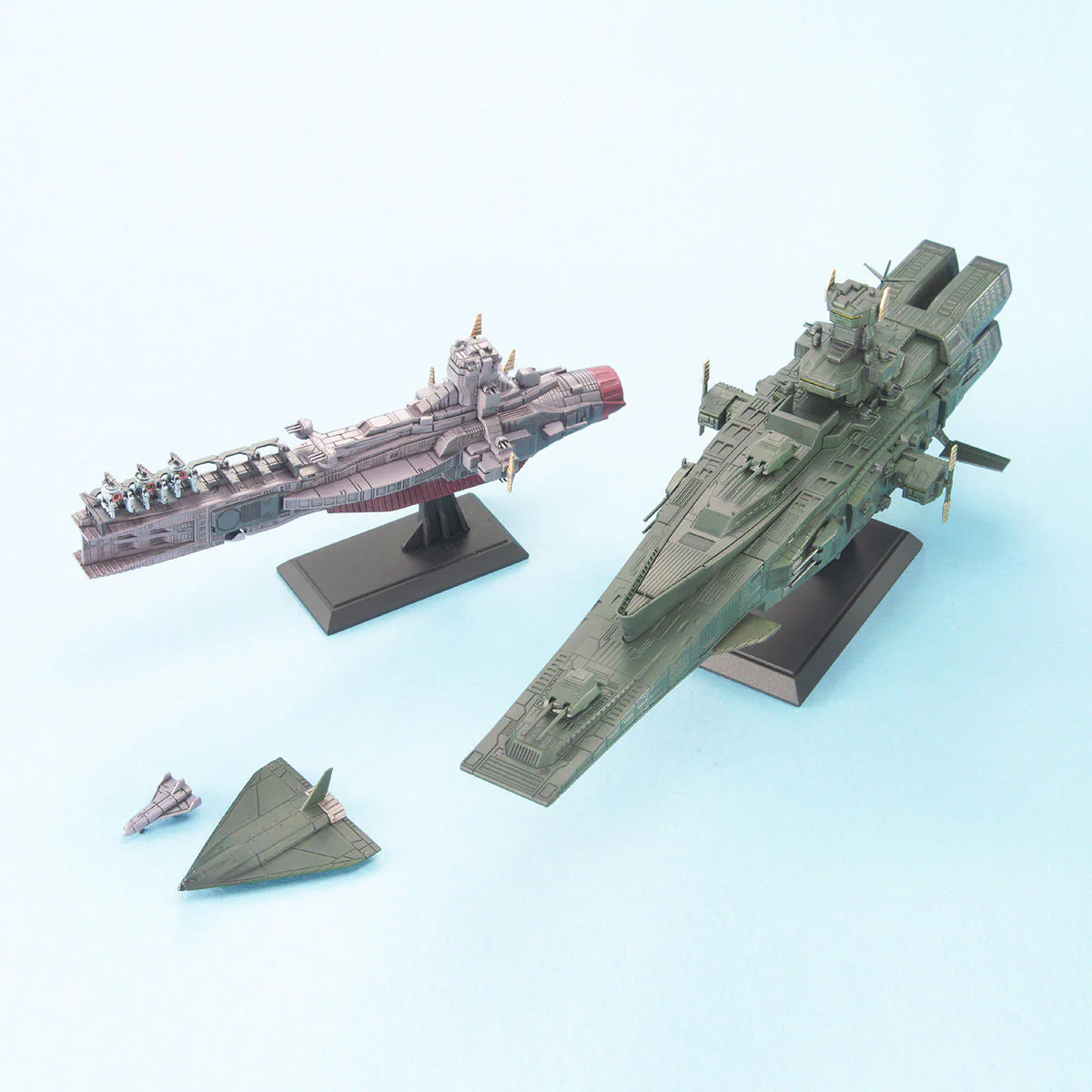 Bandai EX MODEL 1/1700 Salamis and Magellan Set Model Kit - Image 5