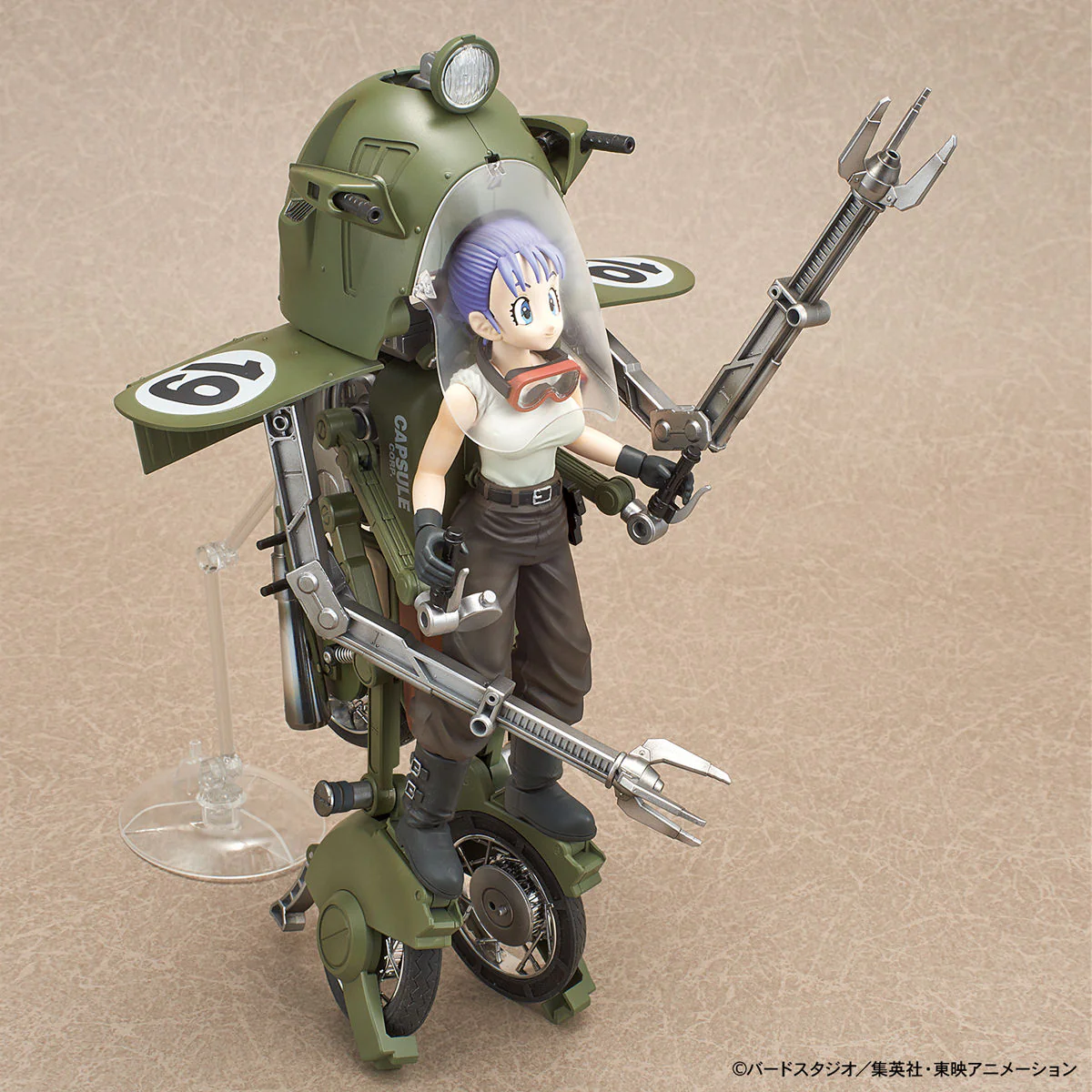 Bandai Figure-rise Mechanics Dragon Ball Z Bulma's Variable No.19 Bike Model Kit - Image 8