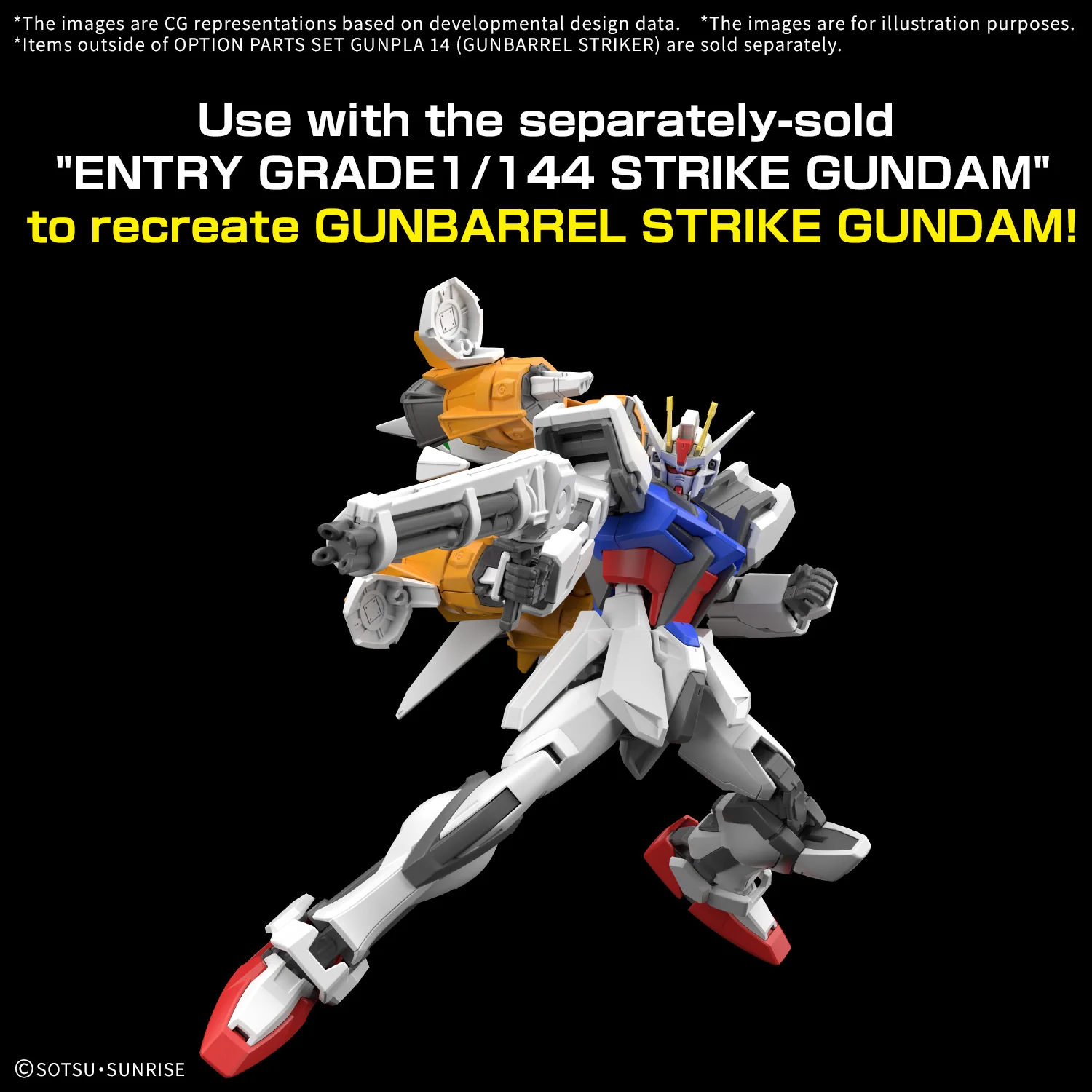 Bandai Gundam Option Parts Set Gunpla 14 (Gunbarrel Striker) Model Kit - Image 16