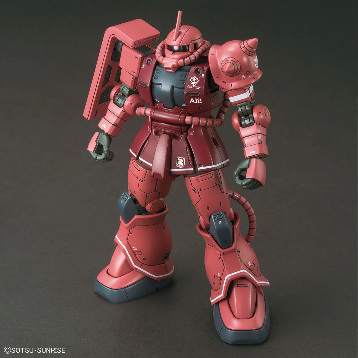 Bandai HG The Origin 1/144 MS-06S Zaku II Principality of Zeon Char Aznable's Mobile Suit Red Comet Ver Model Kit - Image 5