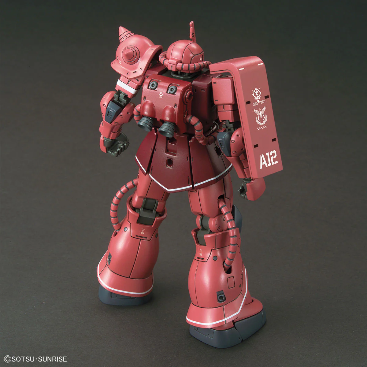 Bandai HG The Origin 1/144 MS-06S Zaku II Principality of Zeon Char Aznable's Mobile Suit Red Comet Ver Model Kit - Image 6