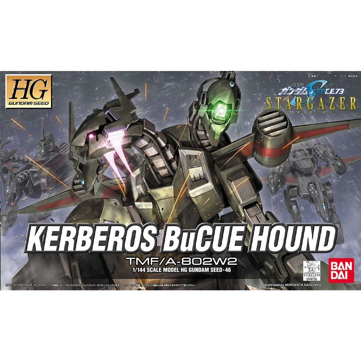 Bandai HG 1/144 TMF/A-802W2 Kerberos BuCUE Hound Model Kit
