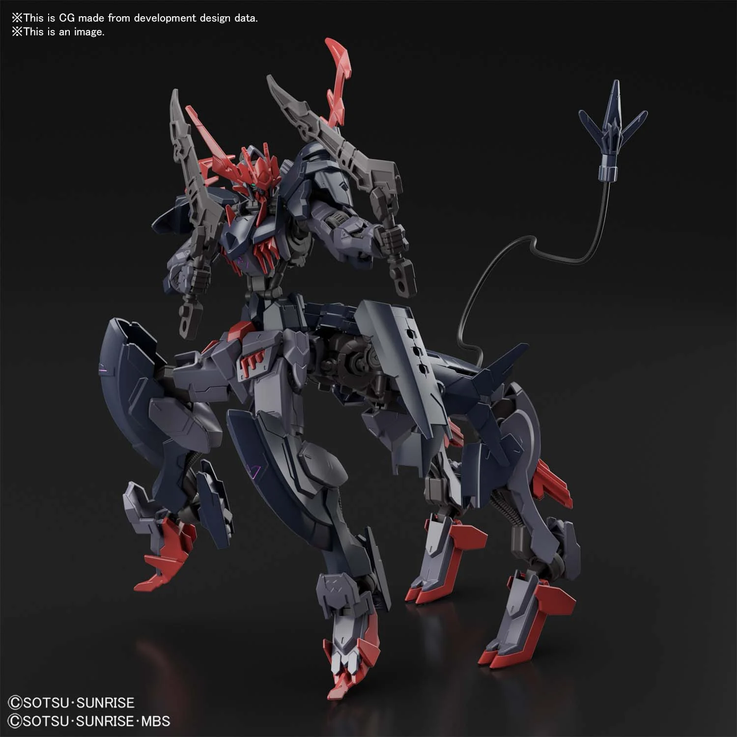Bandai HG Battlogue 1/144 Gundam Barbataurus Model Kit - Image 12