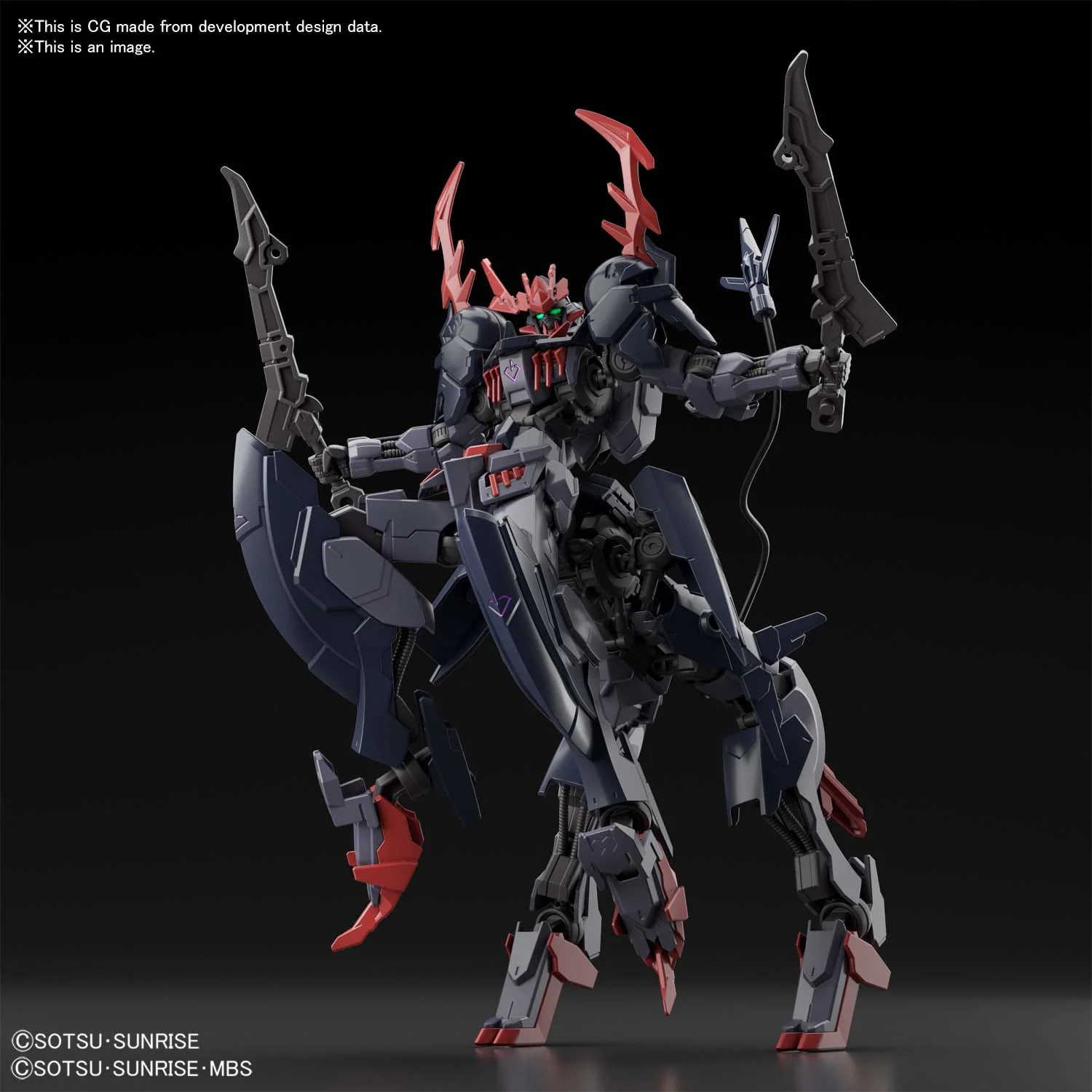 Bandai HG Battlogue 1/144 Gundam Barbataurus Model Kit - Image 14