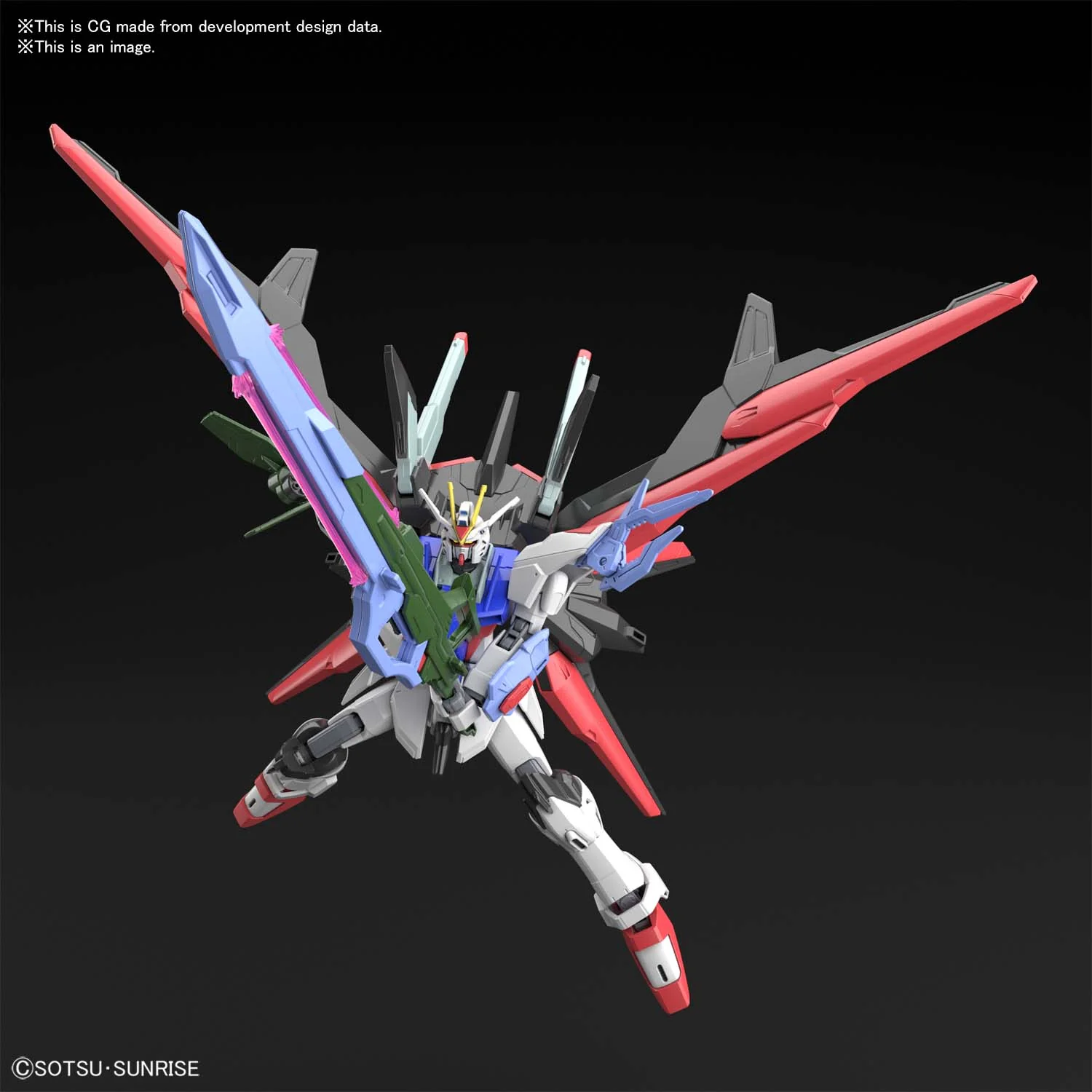 Bandai HG Battlogue 1/144 Gundam Perfect Strike Freedom - Image 4