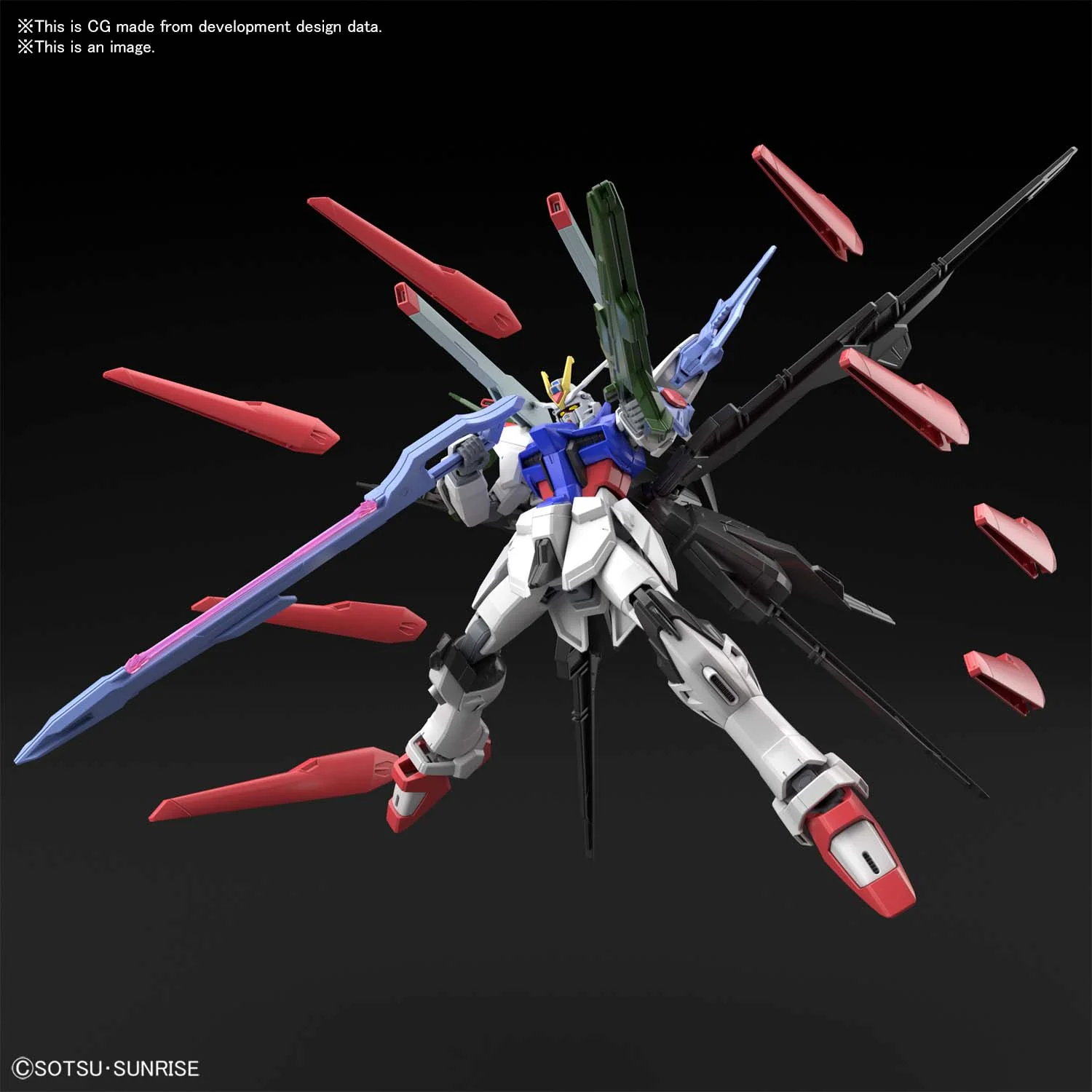 Bandai HG Battlogue 1/144 Gundam Perfect Strike Freedom - Image 5