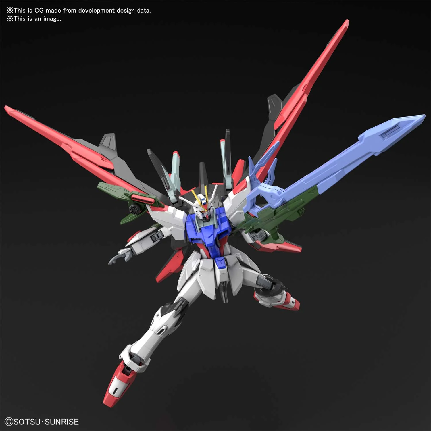 Bandai HG Battlogue 1/144 Gundam Perfect Strike Freedom - Image 7