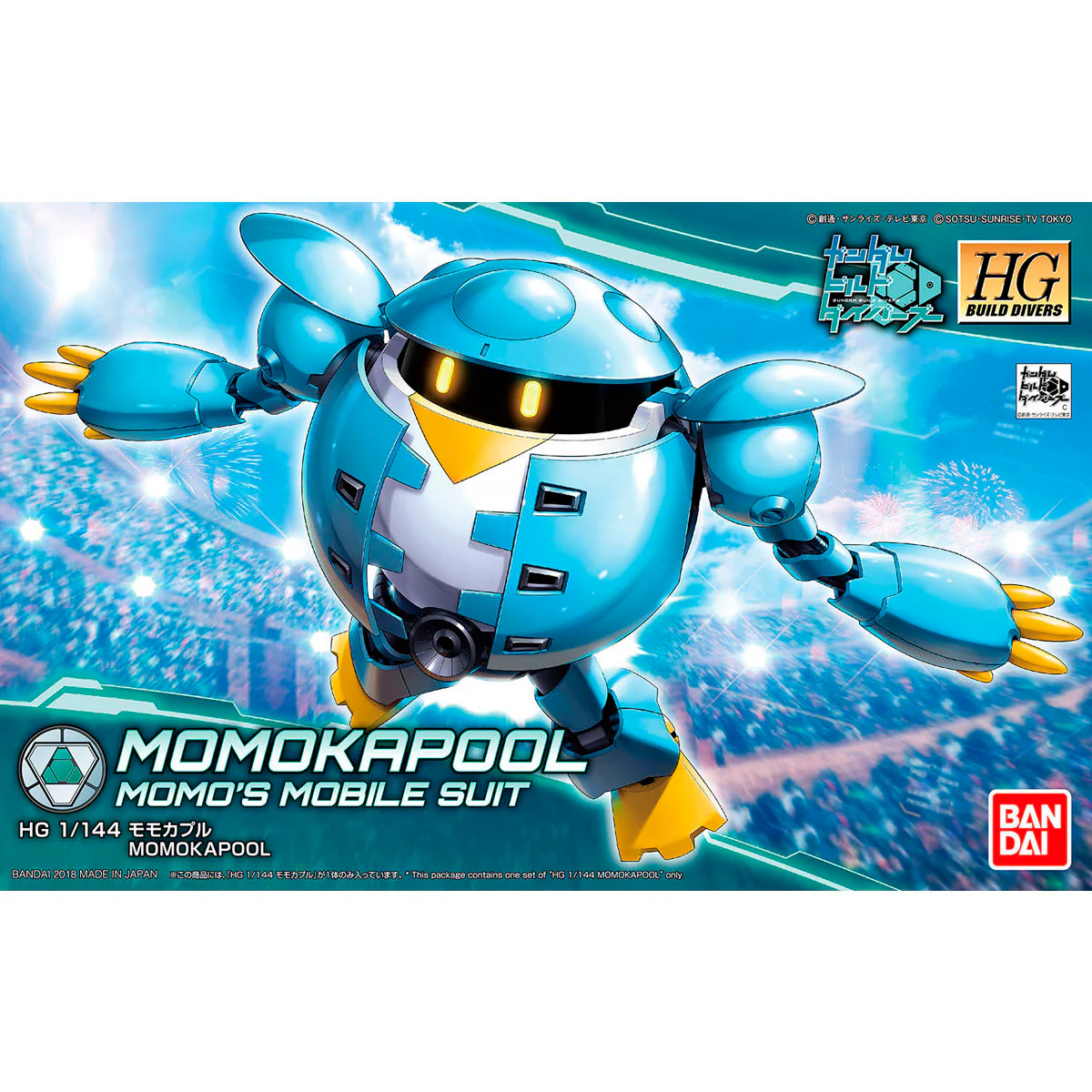 Bandai HGBD 1/144 PEN-01M Momokapool Model Kit