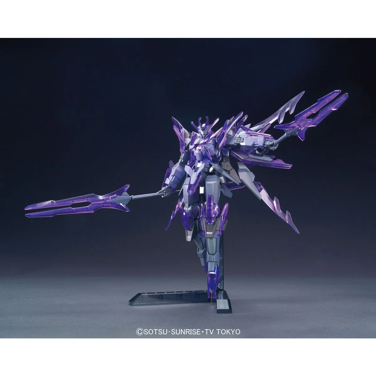 Bandai HGBF 1/144 GN-10000 Transient Gundam Glacier Model Kit - Image 4