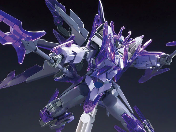 Bandai HGBF 1/144 GN-10000 Transient Gundam Glacier Model Kit - Image 6