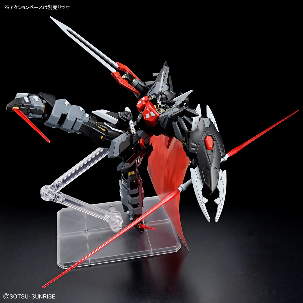 Bandai HGCE 1/144 NOG-M1A1 Black Knight Squad Shi-ve.A Model Kit - Image 11
