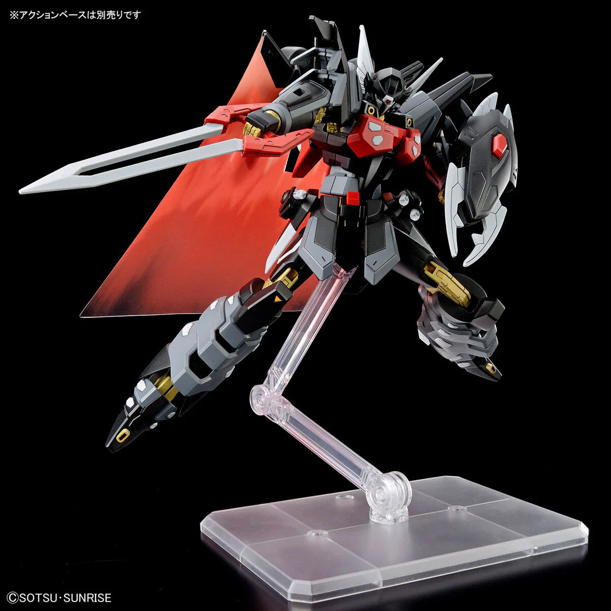 Bandai HGCE 1/144 NOG-M1A1 Black Knight Squad Shi-ve.A Model Kit - Image 8