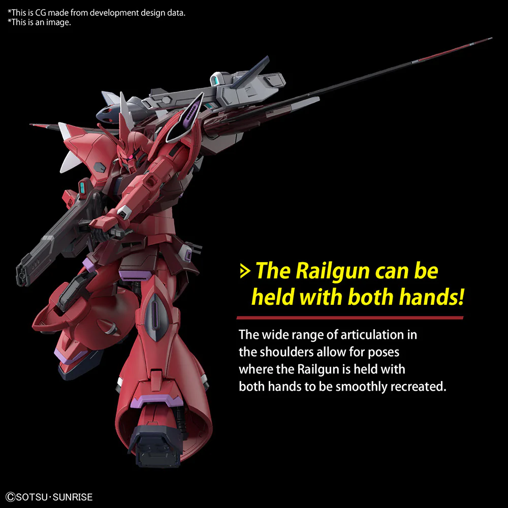 Bandai HGCE 1/144 ZGMF-2025 Gelgoog Menace Model Kit - Image 10