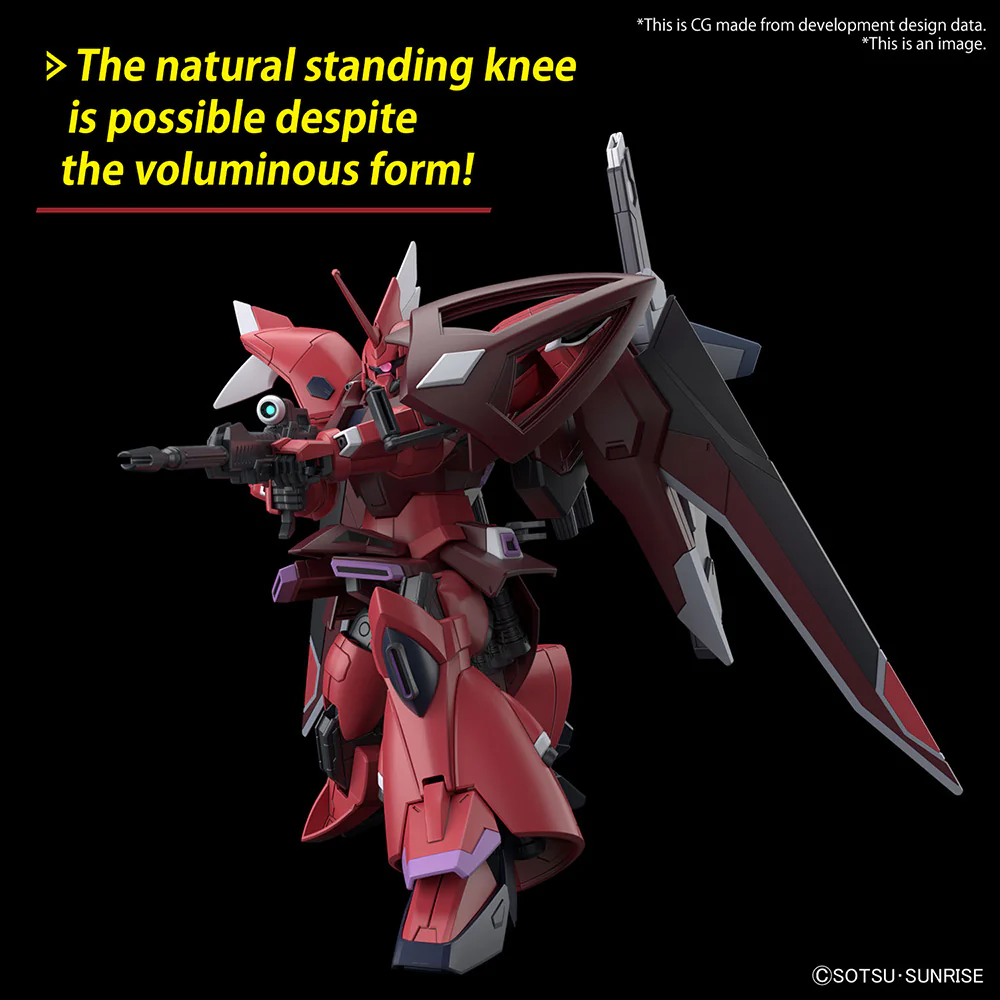 Bandai HGCE 1/144 ZGMF-2025 Gelgoog Menace Model Kit - Image 14