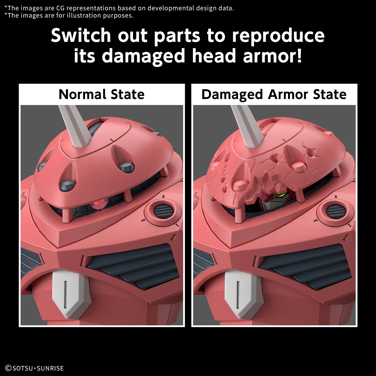 Bandai HGCE 1/144  Z'Gok (SEED FREEDOM Ver.) Model Kit - Image 13