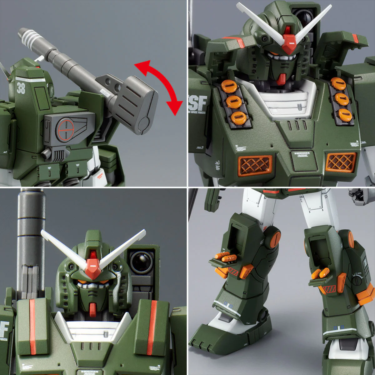 Bandai HGGTO 1/144 FA-78-1 Full Armor Gundam [MSD] Model Kit - Image 8