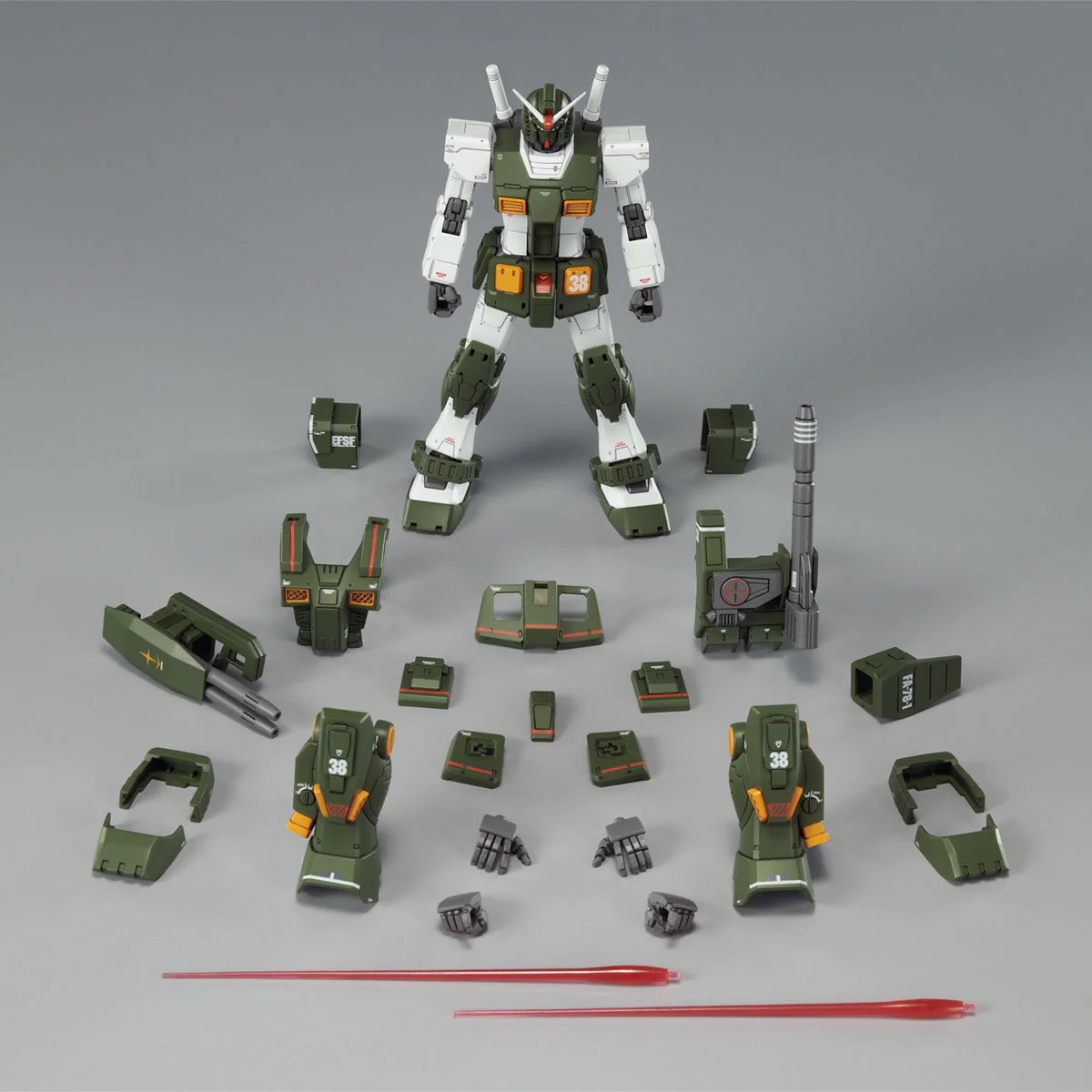 Bandai HGGTO 1/144 FA-78-1 Full Armor Gundam [MSD] Model Kit - Image 9