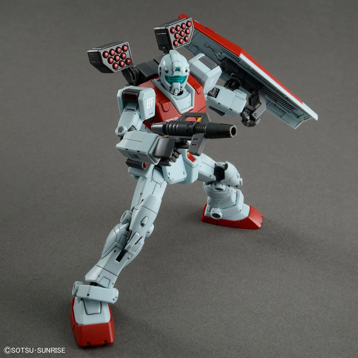 Bandai HGGTO 1/144 RGM-79 GM (Shoulder Cannon / Missile Pod) Model Kit - Image 7