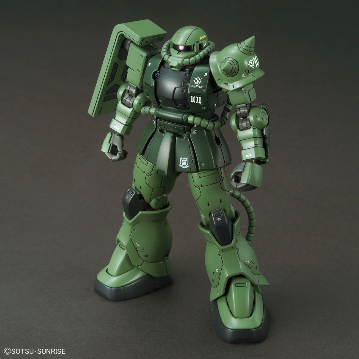 Bandai HGGTO #25 1/144 MS-06C-6/R6 Zaku II Type C-6/R6 Model Kit - Image 6