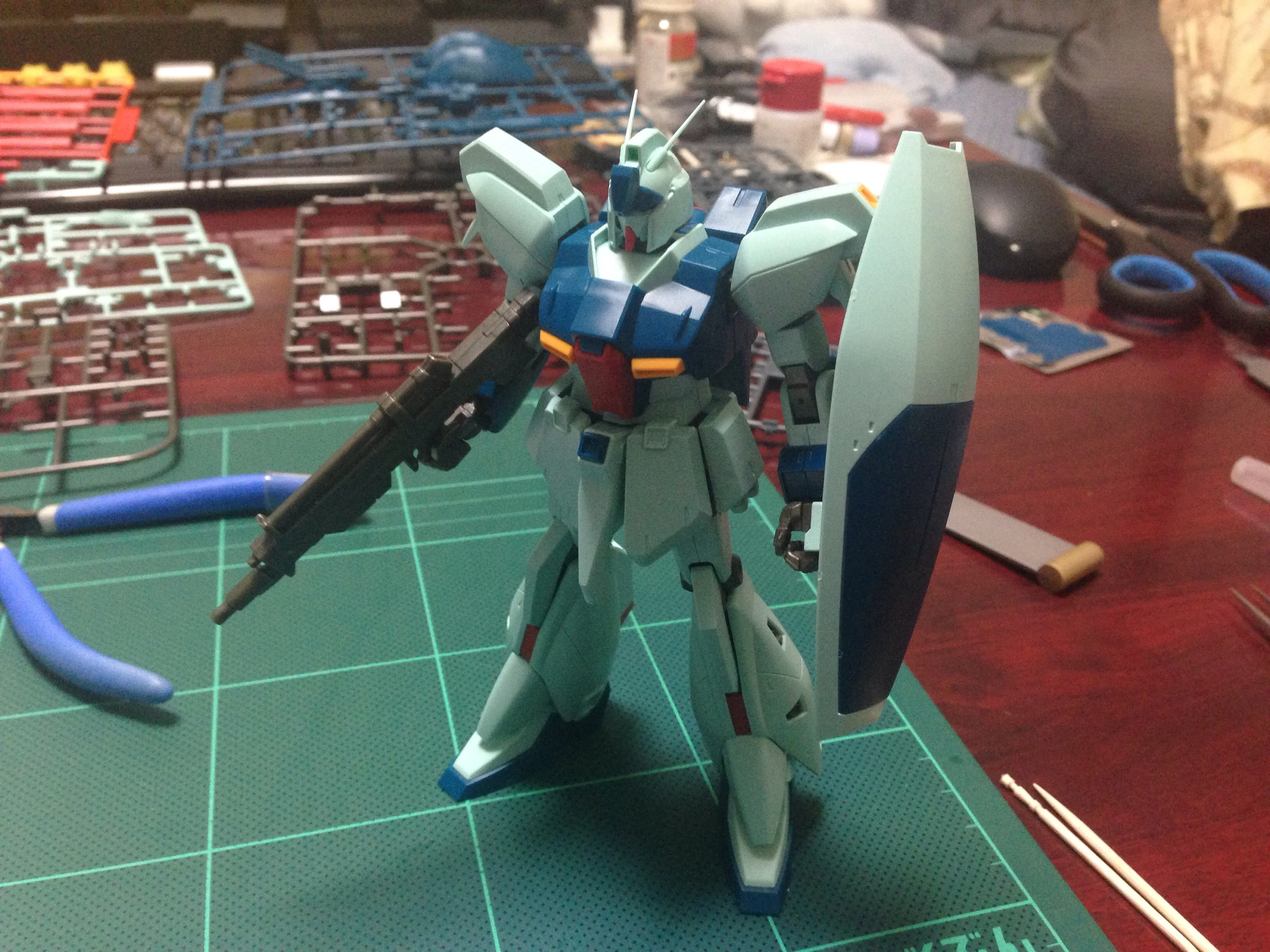 Bandai HGUC #085 1/144 RGZ-91 Re-GZ Model Kit - Image 6