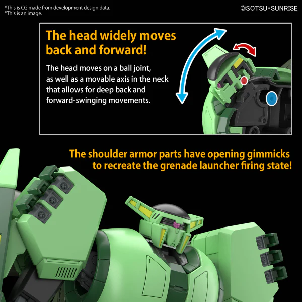 Bandai HGUC 1/144 PMX-002 Bolinoak-Sammahn Model Kit - Image 13