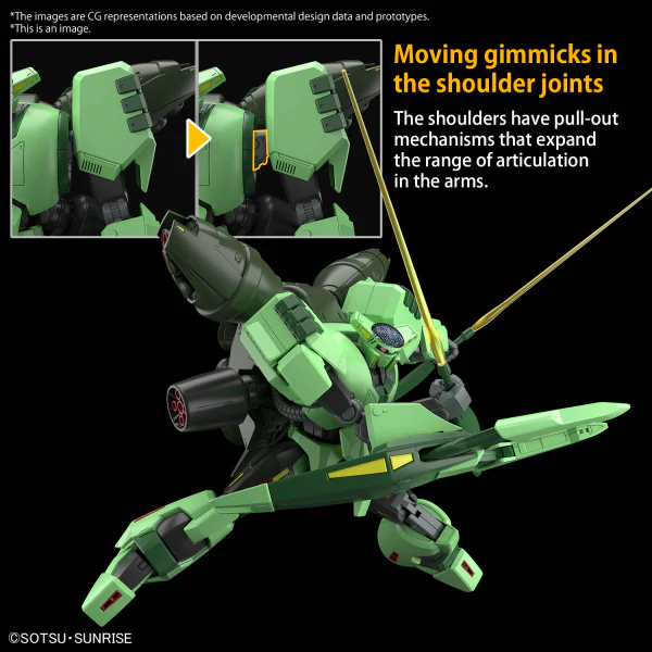 Bandai HGUC 1/144 PMX-002 Bolinoak-Sammahn Model Kit - Image 14