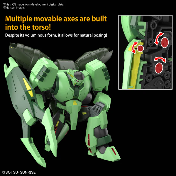 Bandai HGUC 1/144 PMX-002 Bolinoak-Sammahn Model Kit - Image 15