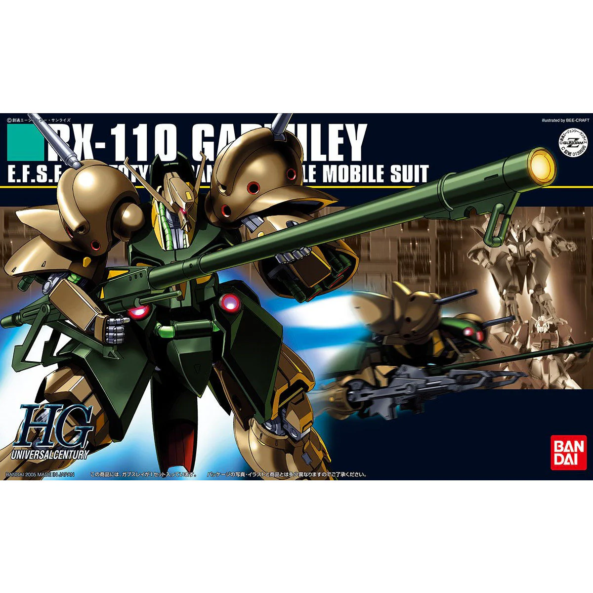 Bandai HGUC 1/144 RX-110 Gabthley Model Kit