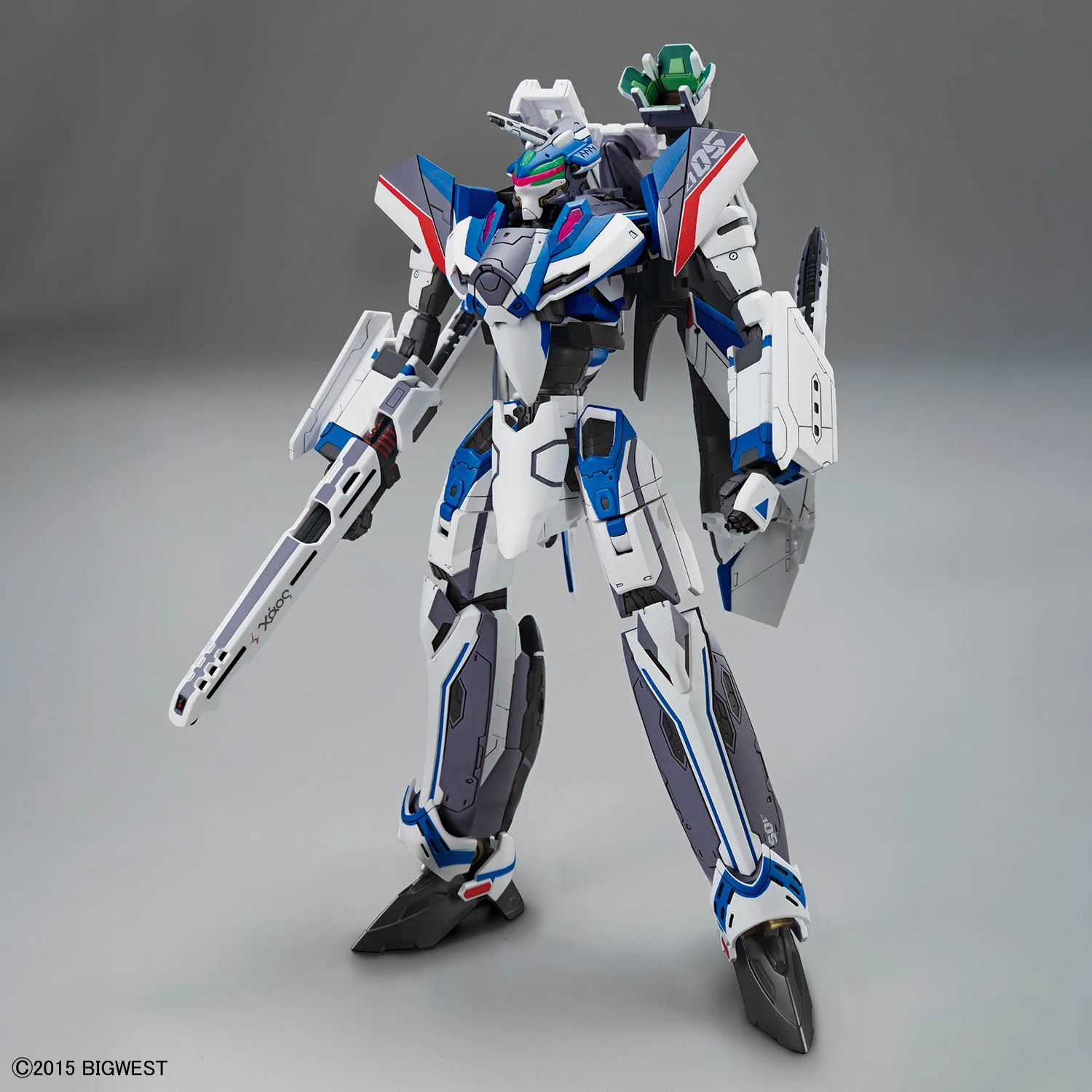 Bandai Macross Delta HG 1/100 VF-31J Siegfried (Hayate Immelmann Use) Deluxe Set Model Kit - Image 2