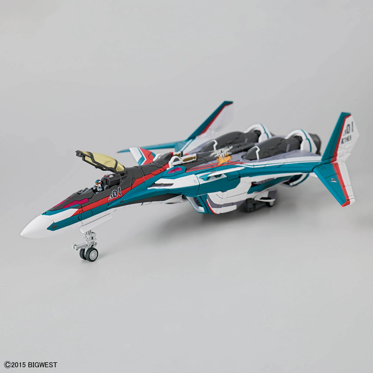 Bandai Macross Delta HG 1/100 VF-31S Siegfried (Arad Moldres Use) Deluxe Set Model Kit - Image 4