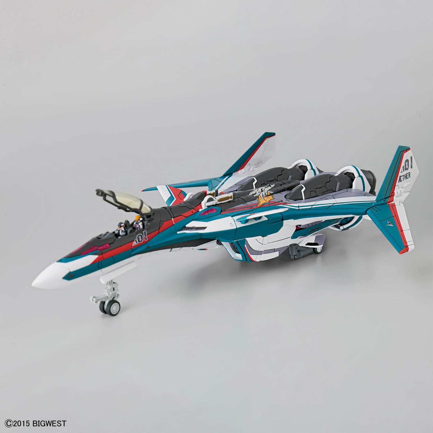 Bandai Macross Delta HG 1/100 VF-31S Siegfried (Arad Moldres Use) Deluxe Set Model Kit - Image 5