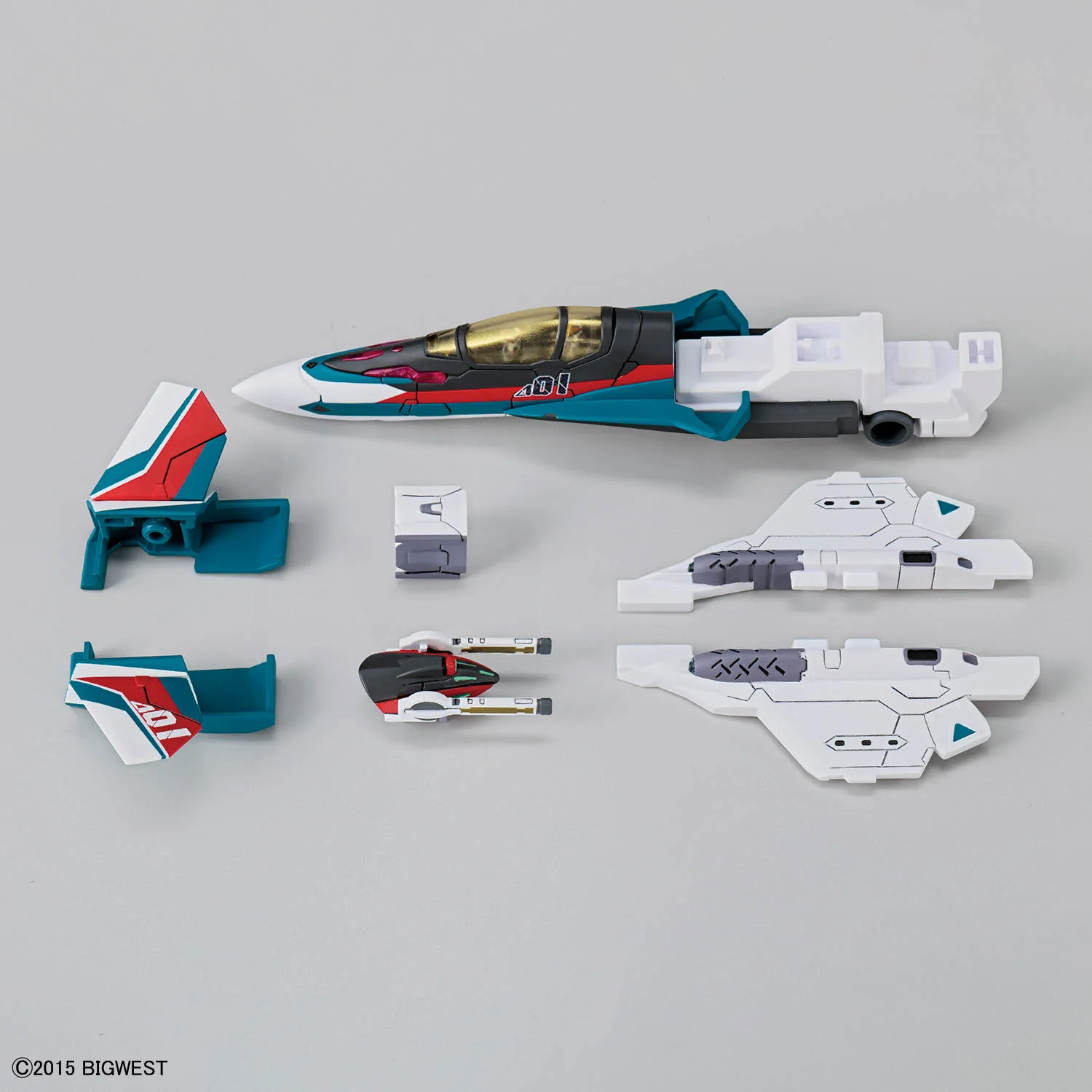 Bandai Macross Delta HG 1/100 VF-31S Siegfried (Arad Moldres Use) Deluxe Set Model Kit - Image 6