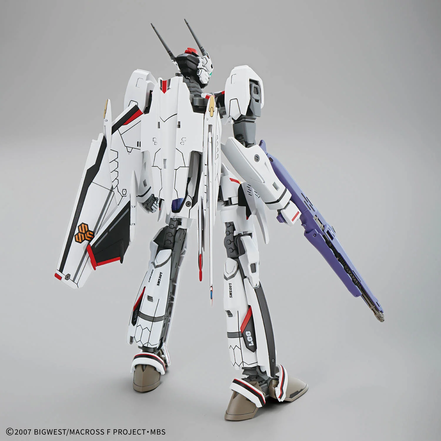 Bandai Macross Frontier HG 1/100 VF-25F Messiah Valkyrie (Alto Custom) Deluxe Set Model Kit - Image 3