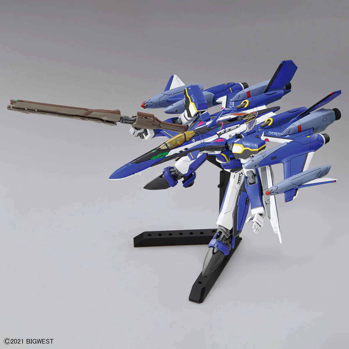 Bandai Macross Frontier HG 1/100 YF-29 Durandal Valkyrie (Maximilian Jenius Use) Full Set Pack Model Kit - Image 4
