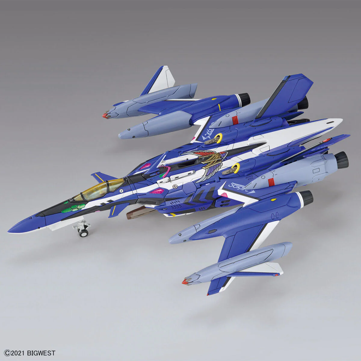 Bandai Macross Frontier HG 1/100 YF-29 Durandal Valkyrie (Maximilian Jenius Use) Full Set Pack Model Kit - Image 5