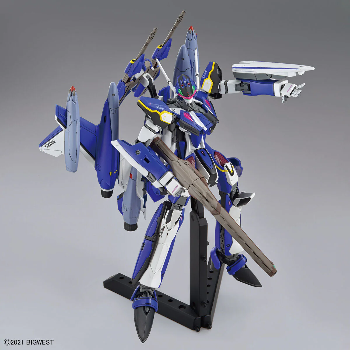 Bandai Macross Frontier HG 1/100 YF-29 Durandal Valkyrie (Maximilian Jenius Use) Full Set Pack Model Kit - Image 8